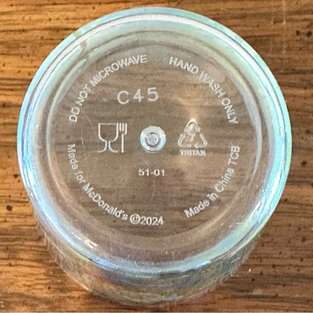 McDonald's 2024 Collectors Edition Plastic Cup Tumbler with 90s Ty Beanie Babies